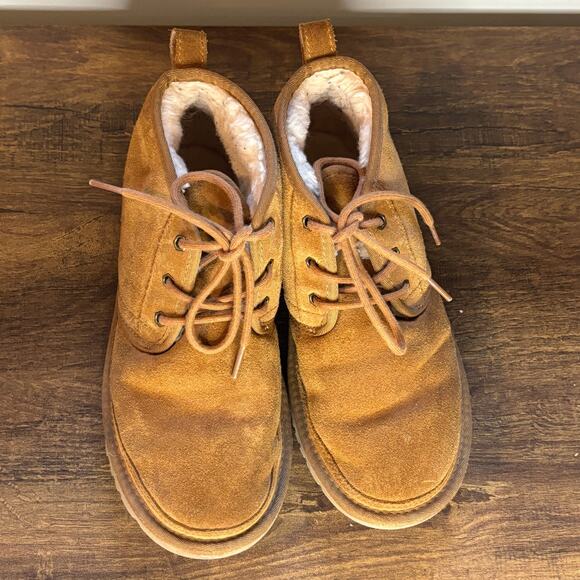 UGG Women's Neumel Chestnut Lace Up Boot - size 9 - Picture 4 of 10
